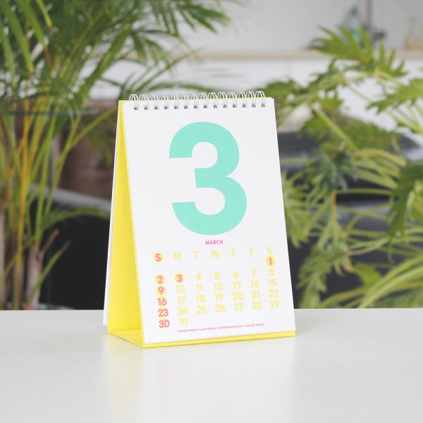 Color Holic Cute Desk Calendar