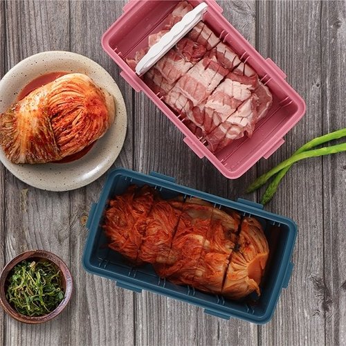 Antibacterial Kimchi Cutter (Pink/Blue)