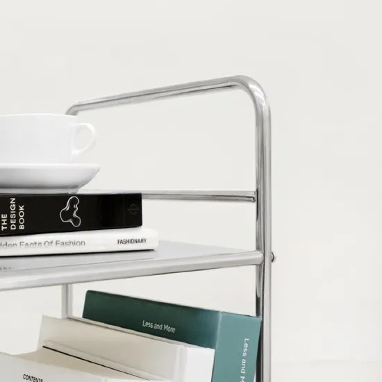 Ash Steel Side Table