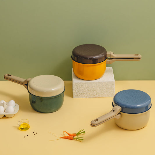 Dr.HOWS Dotori Frypan 18cm+Pot 18cm