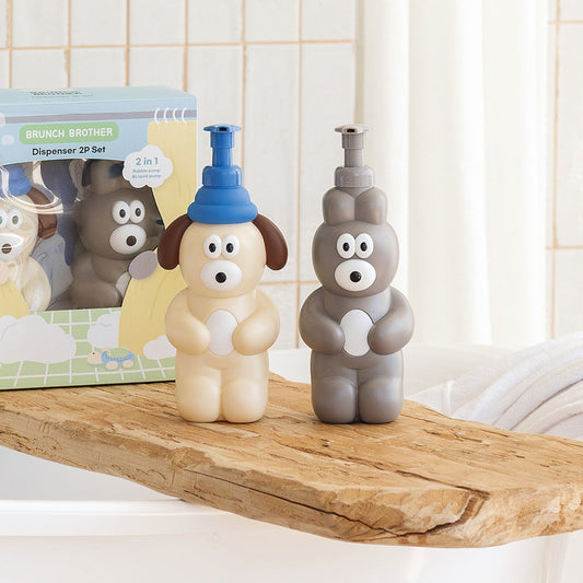 BRUNCH BROTHER Bunny&Puppy Despenser 2P Set